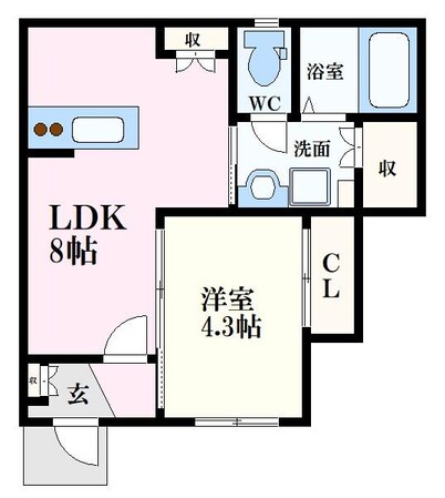 ルミエールメゾンの物件間取画像